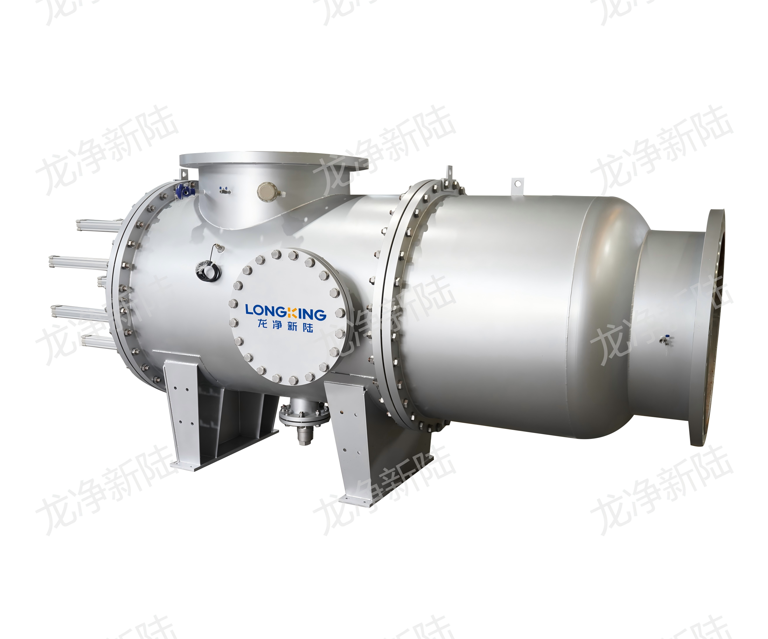Large ducted low-pressure mercury lamp system 