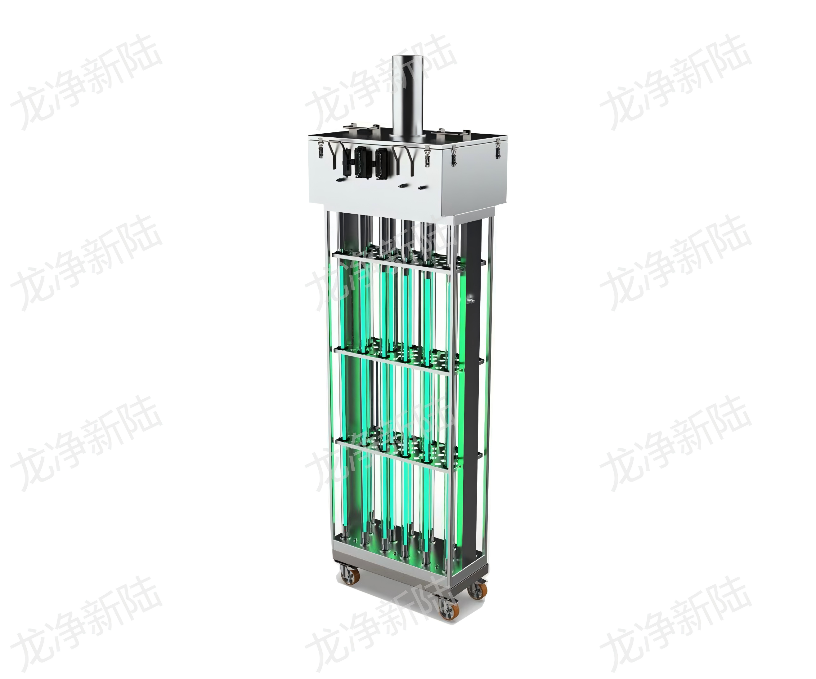 LKQ high-power vertical rack (channel high-power vertical mechanical cleaning UV system)
